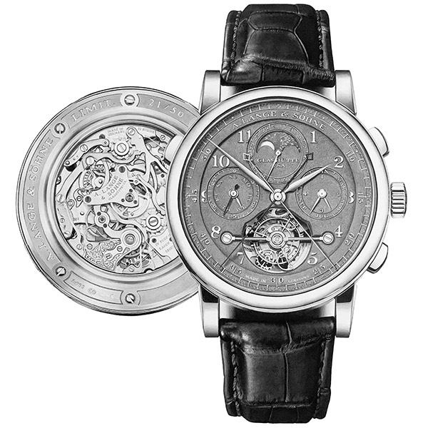 watch drawing of A. Lange & Söhne TOURBOGRAPH PERPETUAL HONEYGOLD