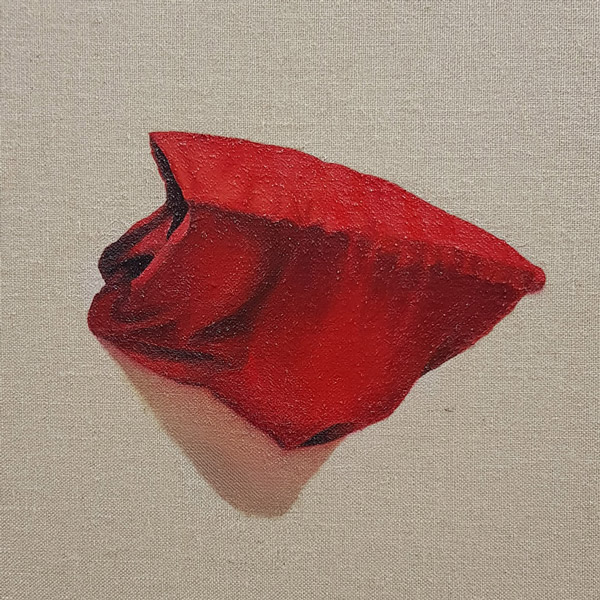 Samsui women series artwork. Reference photo from Chinatown Heritage Centre