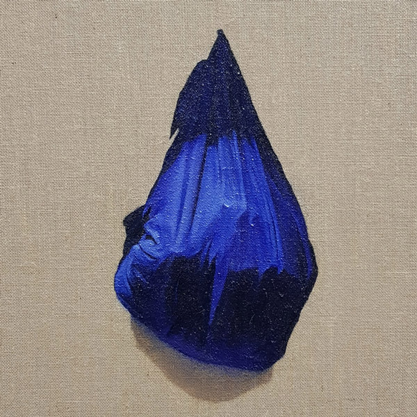 Samsui women series artwork. Reference photo from Chinatown Heritage Centre